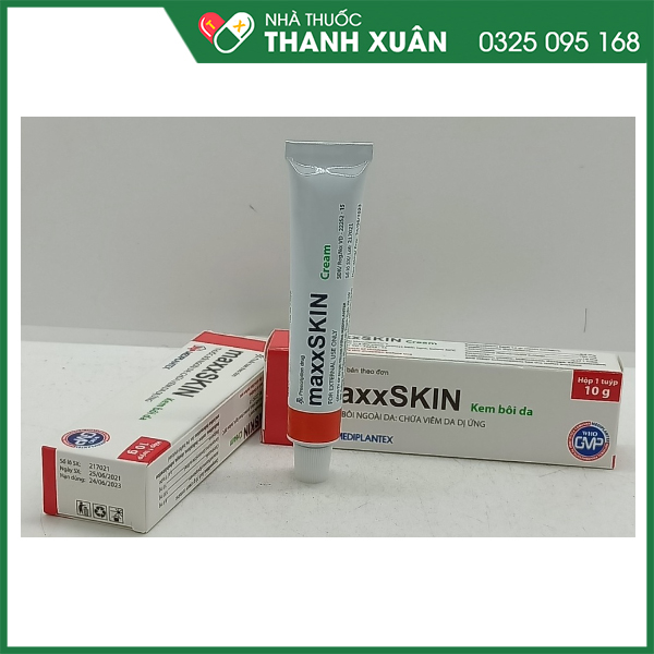 Maxxskin Cream điều trị nấm da, viêm da dị ứng